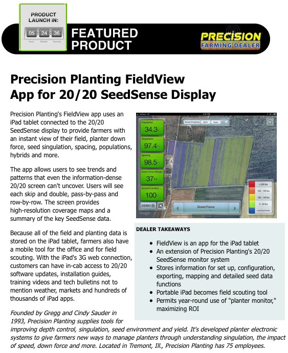 Precision Planting FieldView
