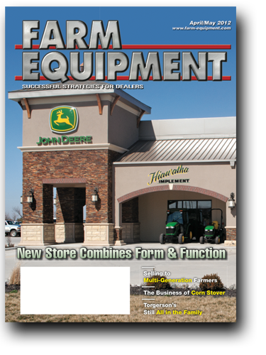 Farm Equipment Magazine Cover - April/May 2012