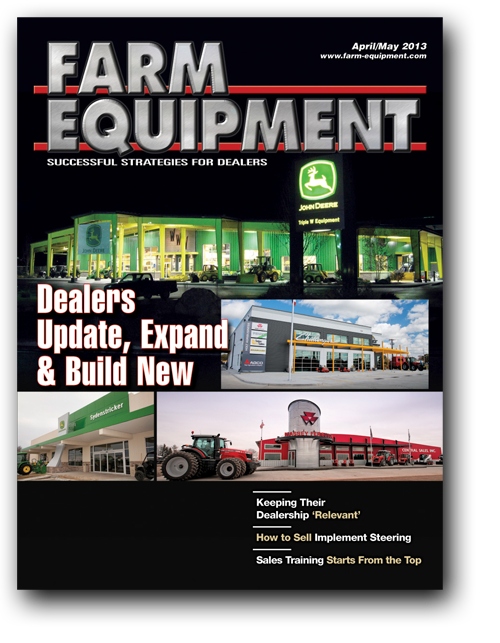Farm Equipment Magazine Cover - April/May 2013