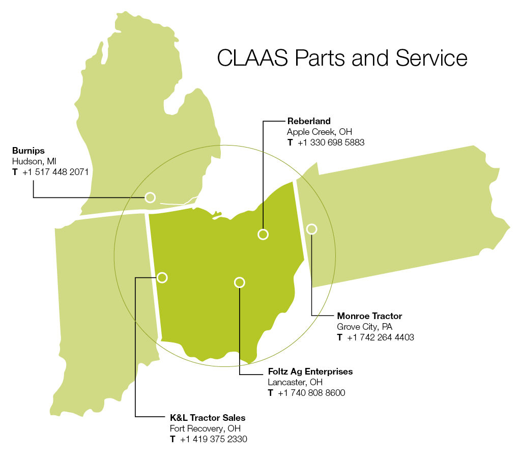 12704-CLA L1 Coverage Map_Parts and Service_Ohio.jpg