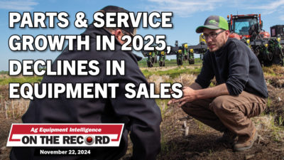 Dealers Expect Parts & Service Growth in 2025, Declines in Equipment Sales