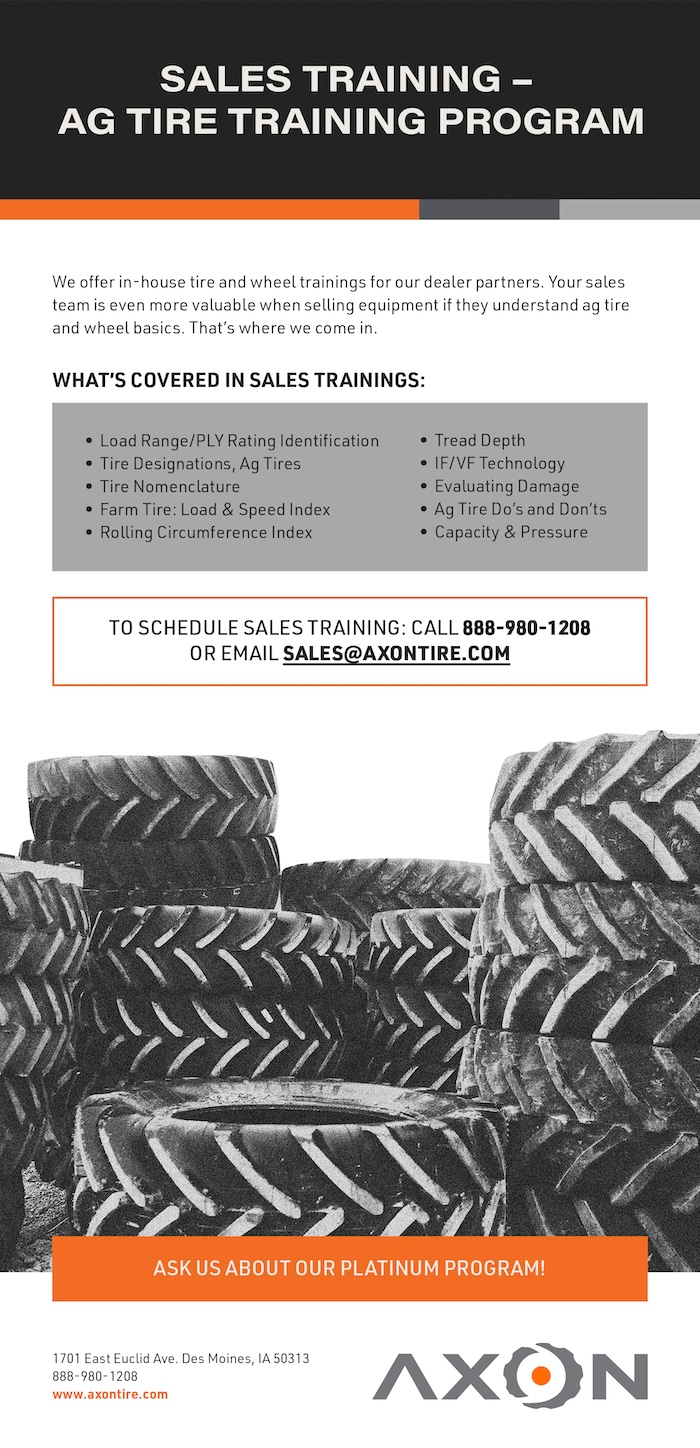 Sales Training - Ag Tire Training Program