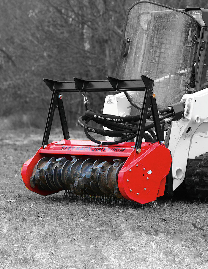 Fecon Low-Flow Mulcher Head for Skid Steer Loaders | Farm Equipment