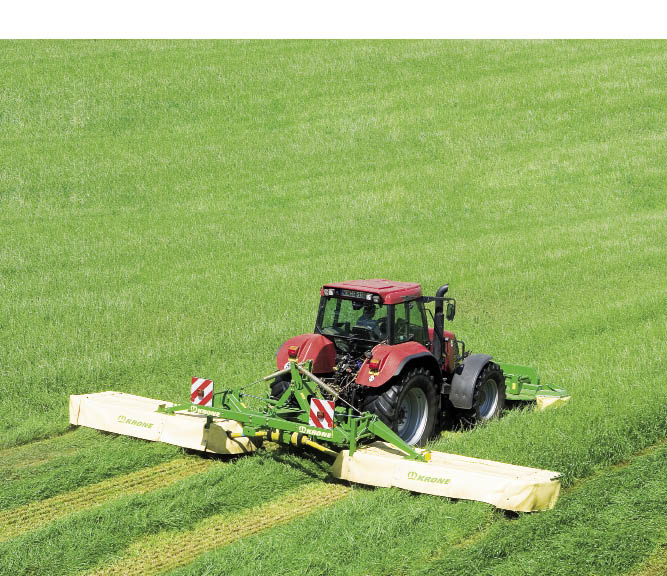 large tractor mower